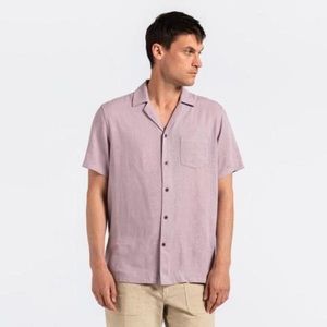 Banks Journal Brighton short sleeve shirt. Size XL. Color: pale lavender